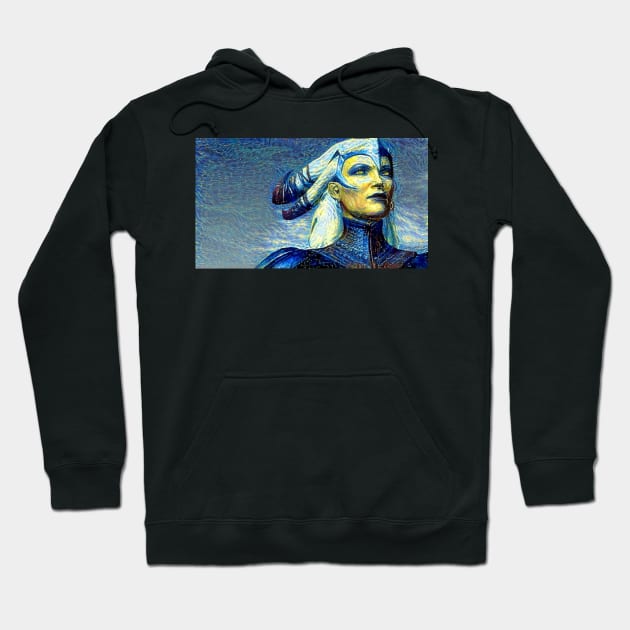 Dragon Age Flemeth Witch of the Wilds Starry Nights Hoodie by Starry Night